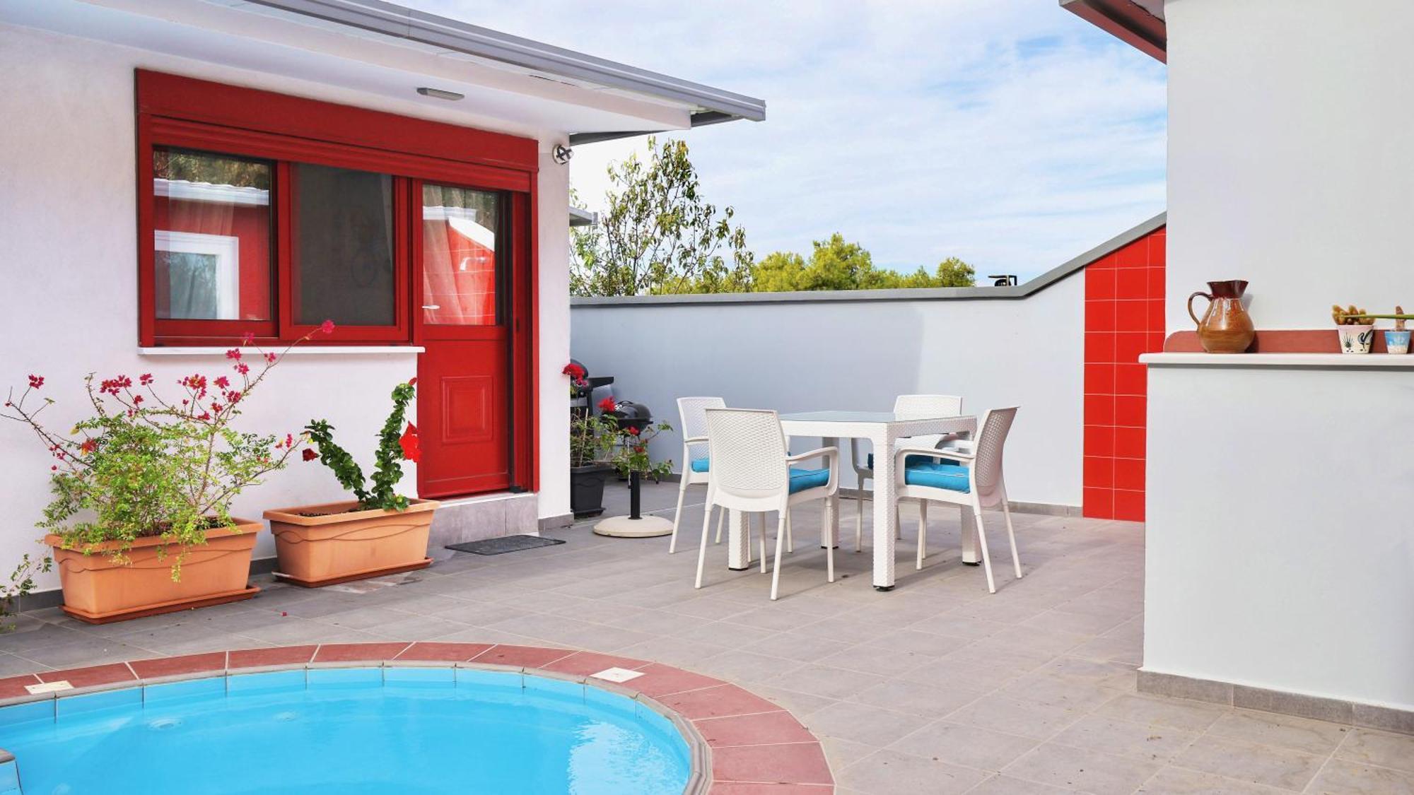 Вилла The Bordeaux Door Aegina Экстерьер фото